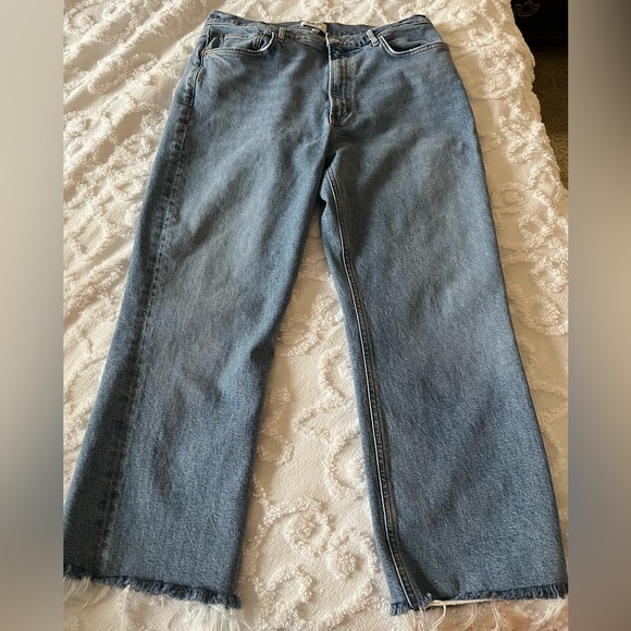 Agolde High Rise Stovepipe Jeans